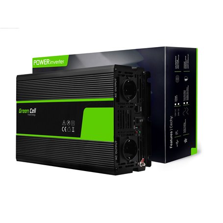 Inverter Green Cell® 24V to 230V Modified sine 1500W