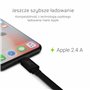 GCmatte Lightning Flat cable 25 cm with fast charging Apple 2.4A
