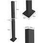 GC EV Stand mounting post for Wallbox electric car charging stations