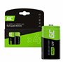 Green Cell Rechargeable Batteries 4x D R20 HR20 Ni-MH 1.2V 8000mAh