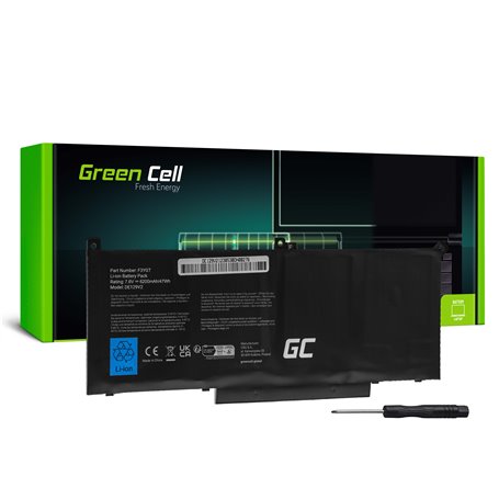 Green Cell Battery F3YGT for Dell Latitude 7280 7290 7380 7390 7480 7490