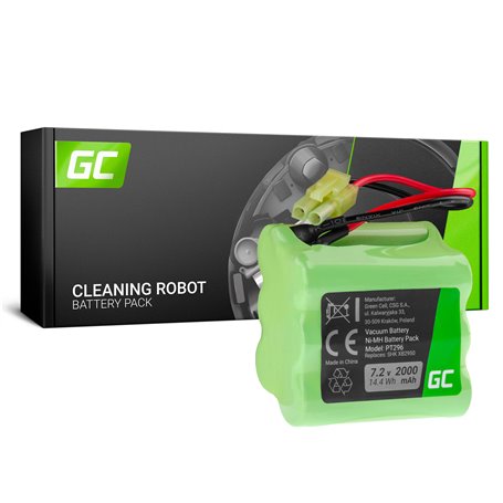 Battery (2 Ah 7.2V) Green Cell battery for Shark XB2950 V2950 V2950A V2945Z V2945