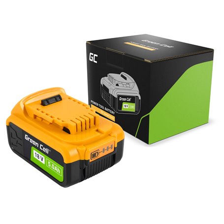 Green Cell Battery for DeWalt XR 18V 5Ah Battery Replacement for DCB182
