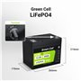 Green Cell CUBE LiFePO4 60Ah 12.8V 768Wh Lithium Iron Phosphate Battery for Electric Motors, Camper, Lifts