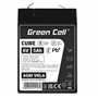 Green Cell CUBE AGM IP54 6V 5Ah VRLA Battery Gel deep cycle toys for kids alarm systems