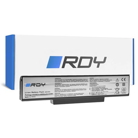 Battery RDY A32-K72 to Asus N71 K72 K72J K72F K73S K73SV N71 N71J