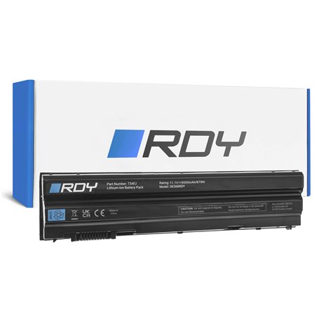 Battery RDY M5Y0X T54FJ 8858X to Dell Latitude E5420 E5430 E5520 E5530 E6420