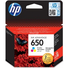 HP 650 HP 650 Tri-color Original Ink Advantage Cartridge
