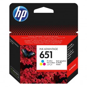 HP 651 HP 651 Tri-color Original Ink Advantage Cartridge